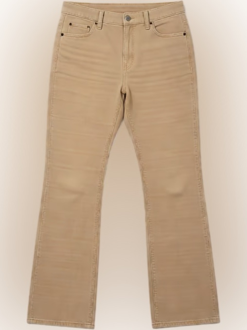 GAP Beige Flare Jeans - Women's Wide Leg